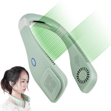 USB Portable Lazy Hands Free Coolify 360 Degrees Heat Dissipation 3 Speeds Sports Leafless Rechargeable Personal Neck Fan